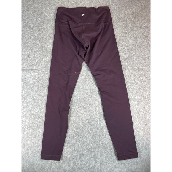 Lululemon Leggings Womens 10 Purple Align High Rise Pull On Stretch Yoga Fitness - Picture 1 of 7